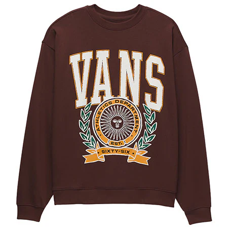 Vans Womens First Team Oversized Crew-Neck Sweater
