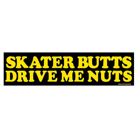 WKND Skateboards Butts Sticker - Image 2