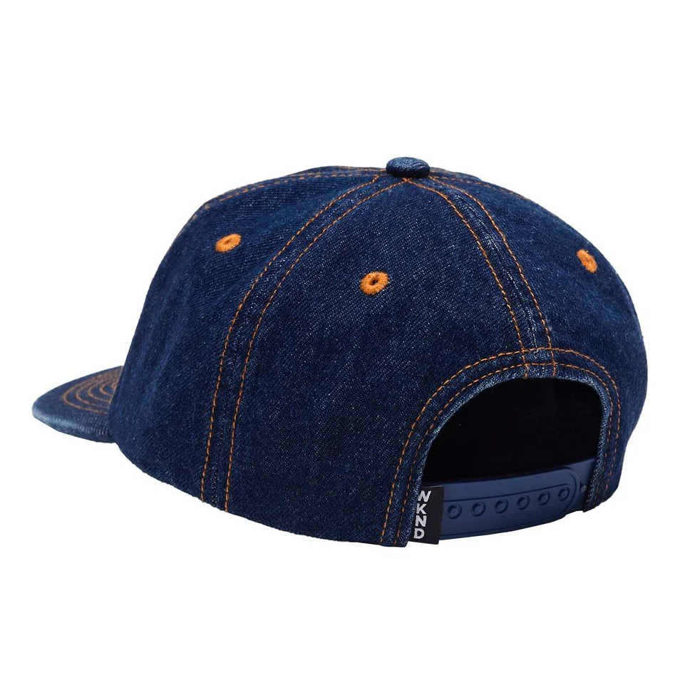 WKND Skateboards Fishbone Denim Snap-Back Hat - Image 2